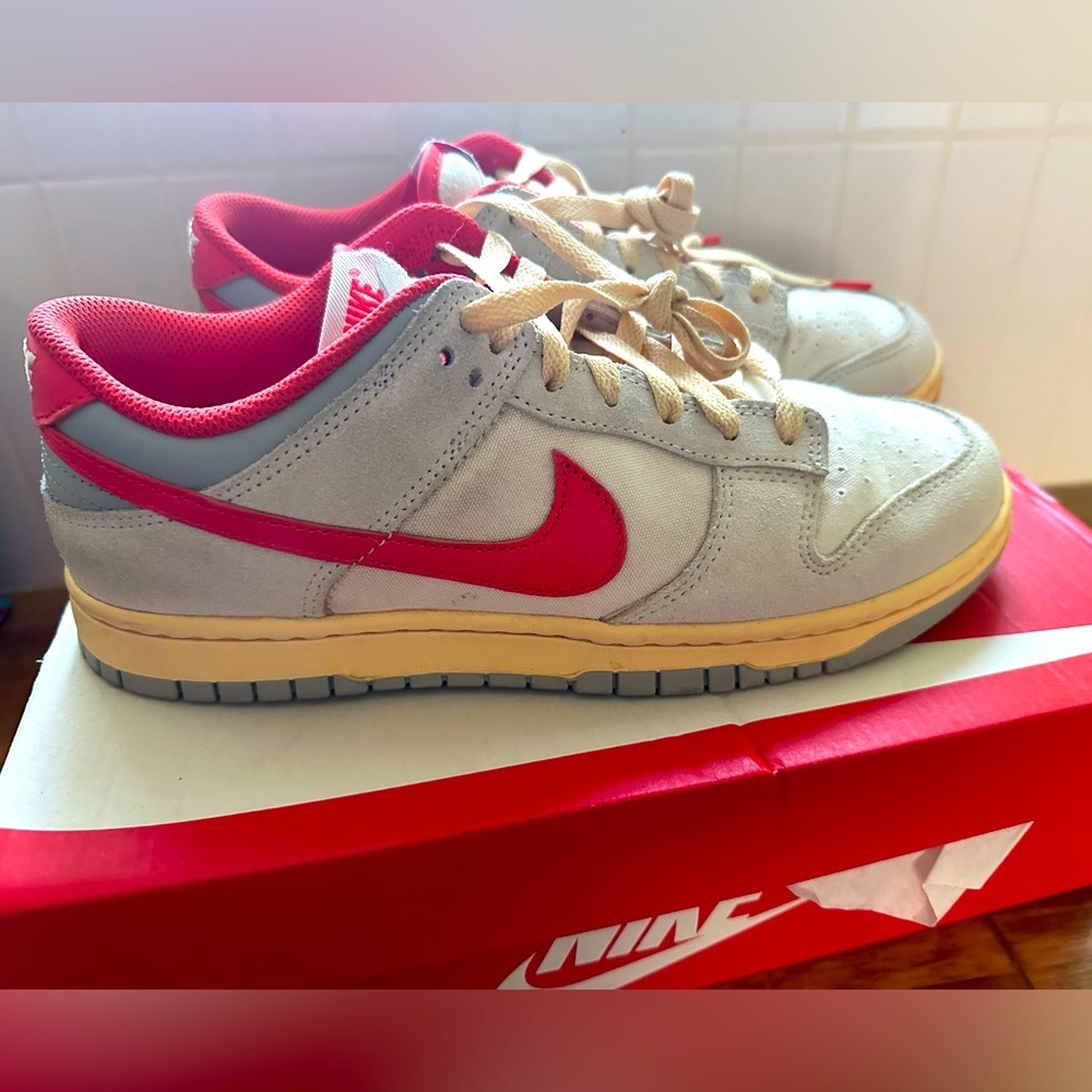 Nike Low Dunks- Picante Red, size 8.5 men’s. Used